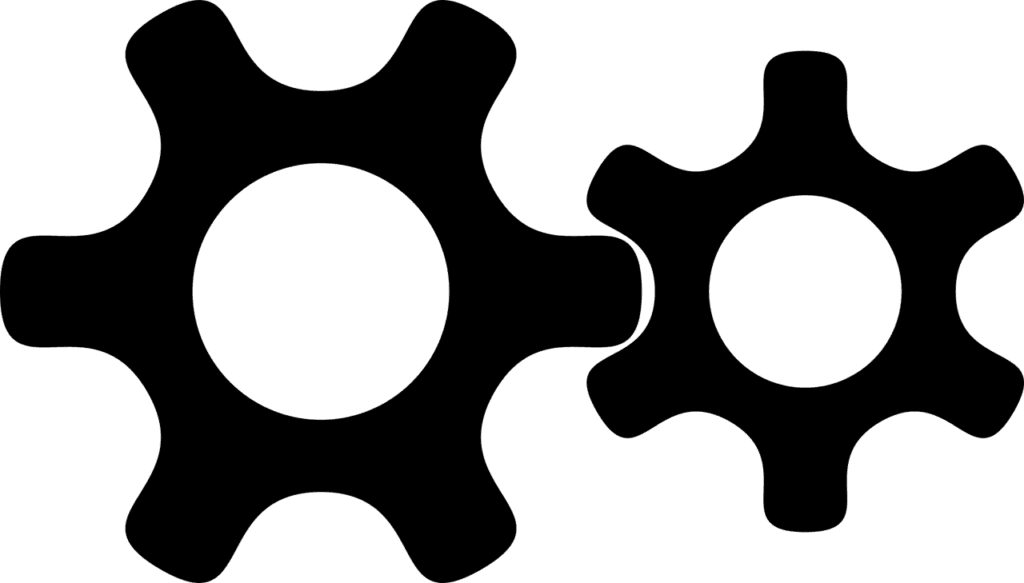 Free gear machine mesh vector