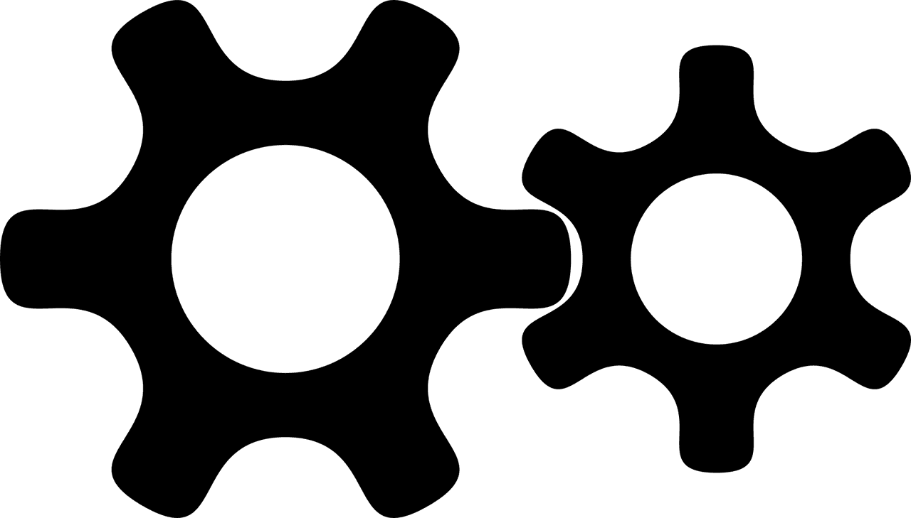 Free gear machine mesh vector