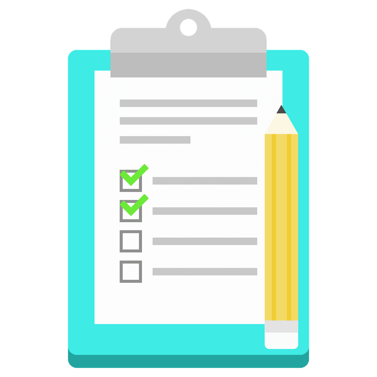 Free list notes icon illustration